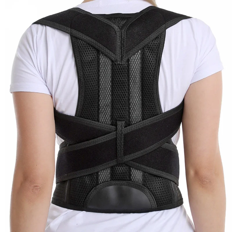 

Shoulder Support Adjustable Back Pain Support Posture Corrector Brace Belt Medical Clavicle Corset Spine Lumbar Orthopedic Brace