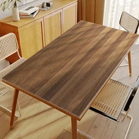 silicone leather tablecloths wood grain dining table mat waterproof table linen party wedding table cover custom table cloth