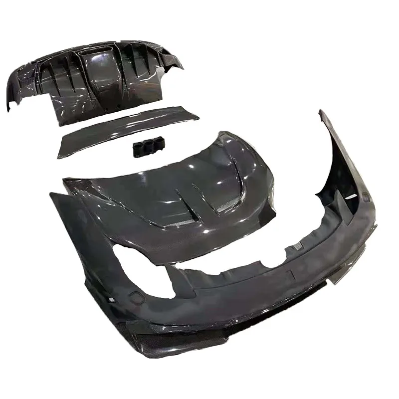 Оптовая цена стильные карбоновые передние бамперы крыло капюшона для 458