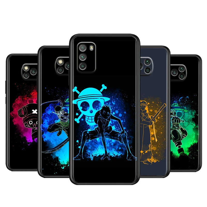 

Аниме One Piece для Xiaomi Civi Poco X3 NFC M2 X2 F2 F3 GT M3 F1 Pro Mi Play Mix 3 A3 A2 A1 Lite, мягкий чехол для телефона