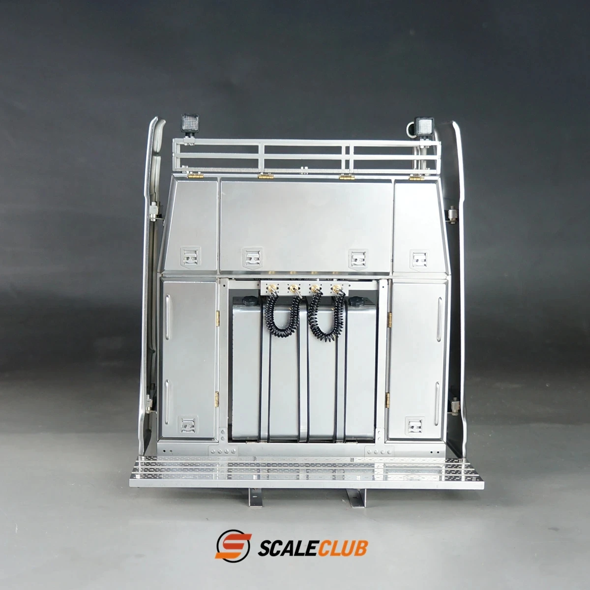 

Scaleclub Model For Tamiya 1/14 For Regal For Volvo Heavy Tow Metal Equipment Rack Toolbox For Lesu Car Parts Rc Truck Trailer
