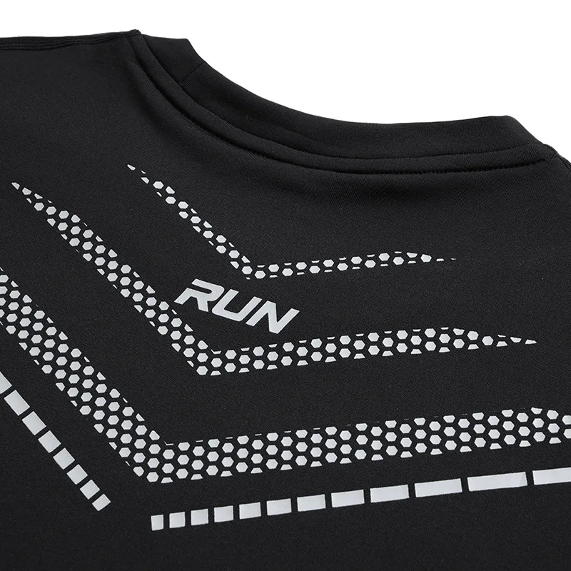 Fleece GYM Fitness Clothing Men Running T Shirt  Compression Shirts Workout Sportswear Sweat Bodybuilding T-Shirt Long Jogging