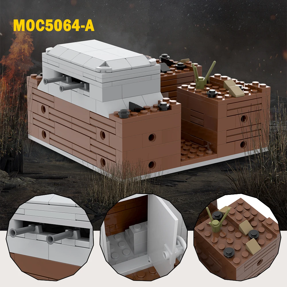 Конструктор MOC WW2 для сборки военных действий