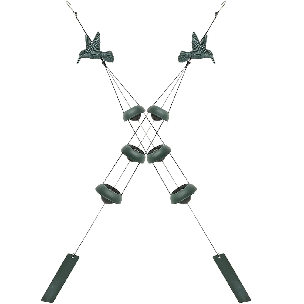 

Wind Chimes Chime Bell Hanging Japanese Garden Wall Hummingbird Shui Feng Outdoor Decorative Temple Windchime Outside Ornament