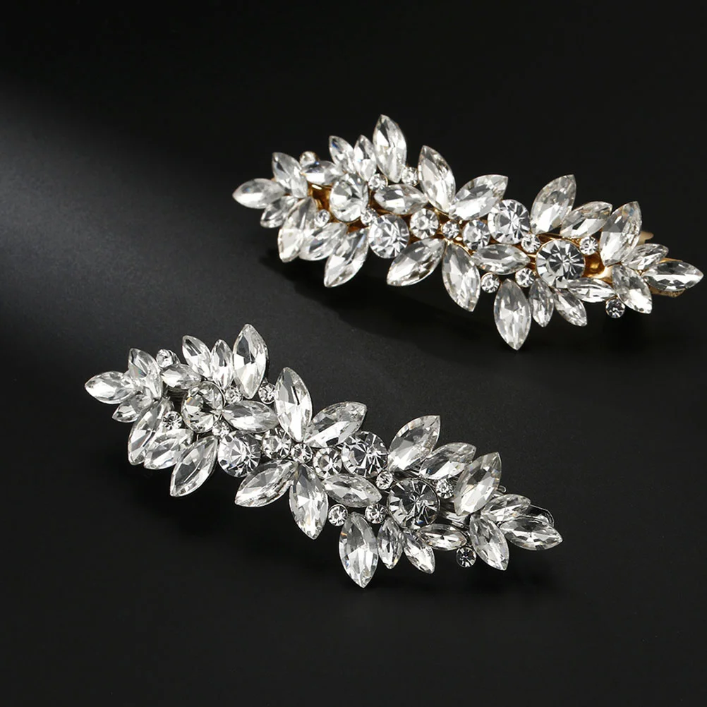 

2 Pcs Goody Barrettes Women Girls Barrette Metal Hairpin Hair Accessories Girls Spring Hairpin Girls Hair Barrette