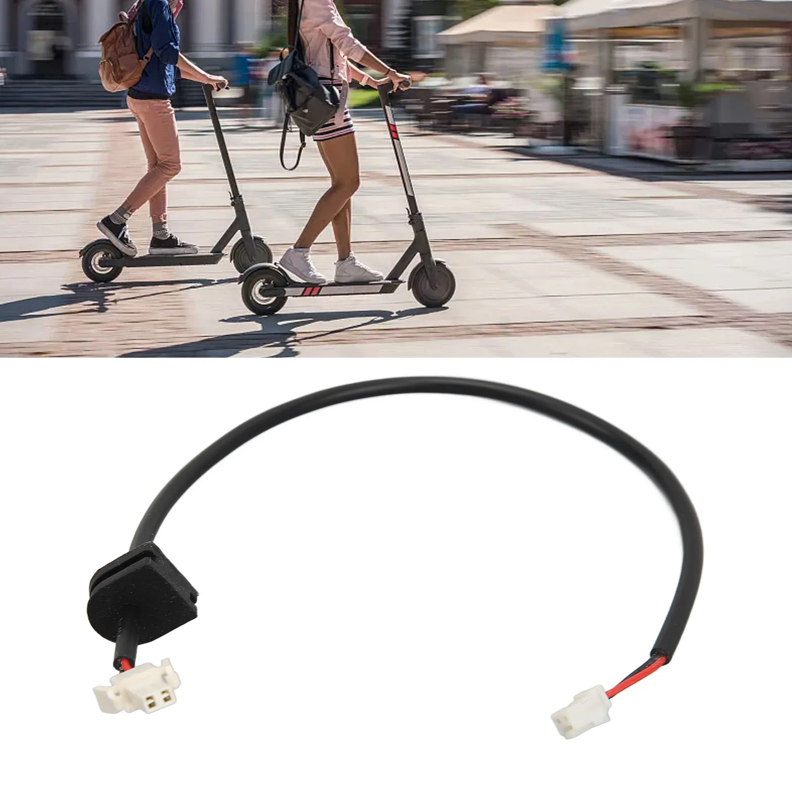 

Electric Scooter Tail Light Cable ABS Rear Taillight Connection Line Replacement Part for G30P G30D Electric Scooter Accessory