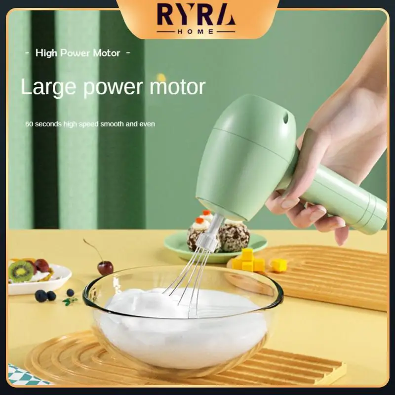 

Electric Milk Bubblere Cream Egg Beater Wireless Mixer Usb Rechargeable Frother Kitchen Gadgets Household Egg Beat Whipper Mini