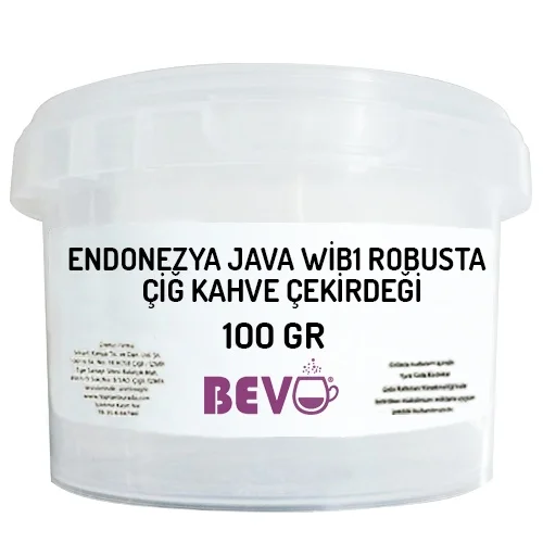 Индонезия Java Wib1 Robusta сырые кофейные зерна 100 г | Дом и сад