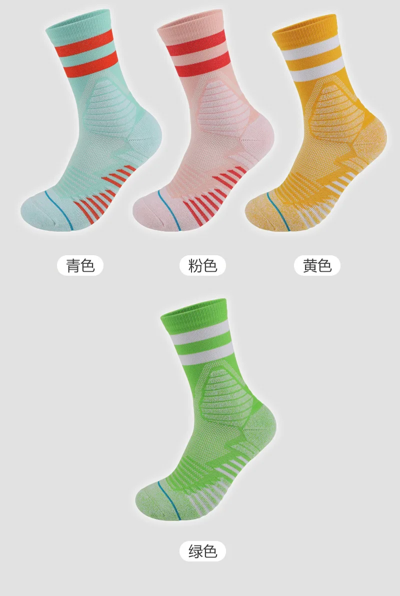 Basketball Ball Men Women Sock Sports Breathable Compression Running Riding Cycling Knee high Basketball Biking Hockey Soccer