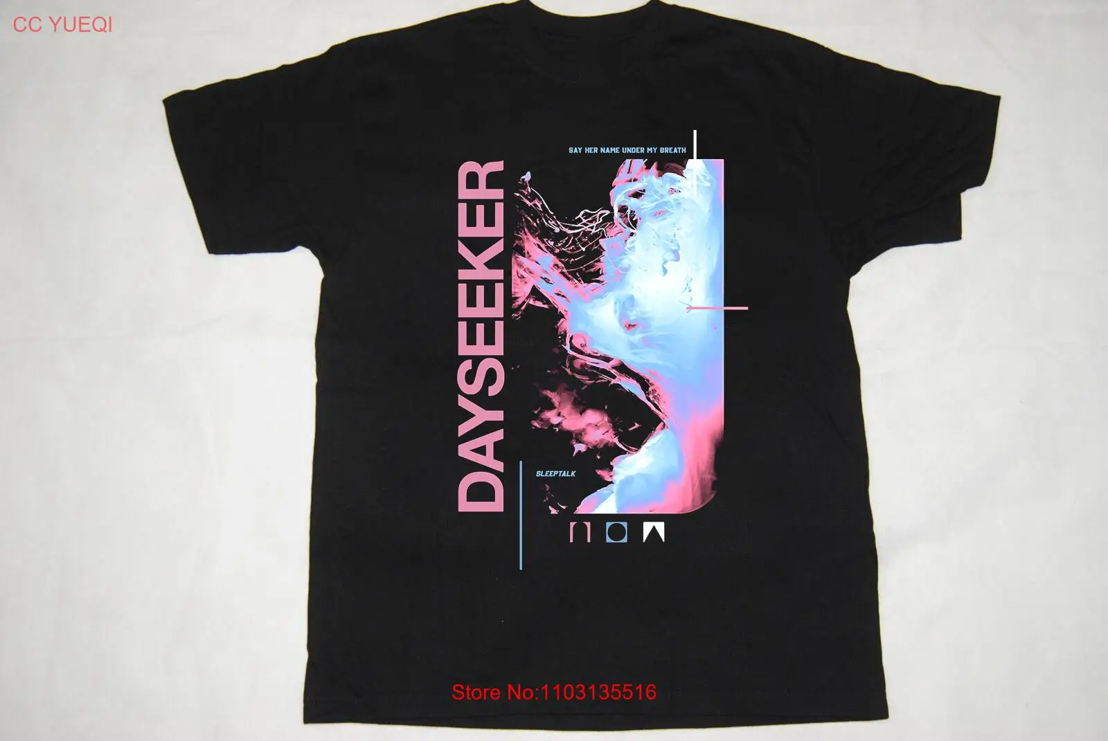 Новая популярная черная хлопковая Футболка Dayseeker Band полный размер MY153