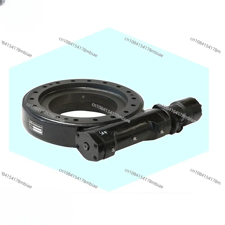 Поворотный привод с винтовой шестерней закрытого корпуса и гидравлическим