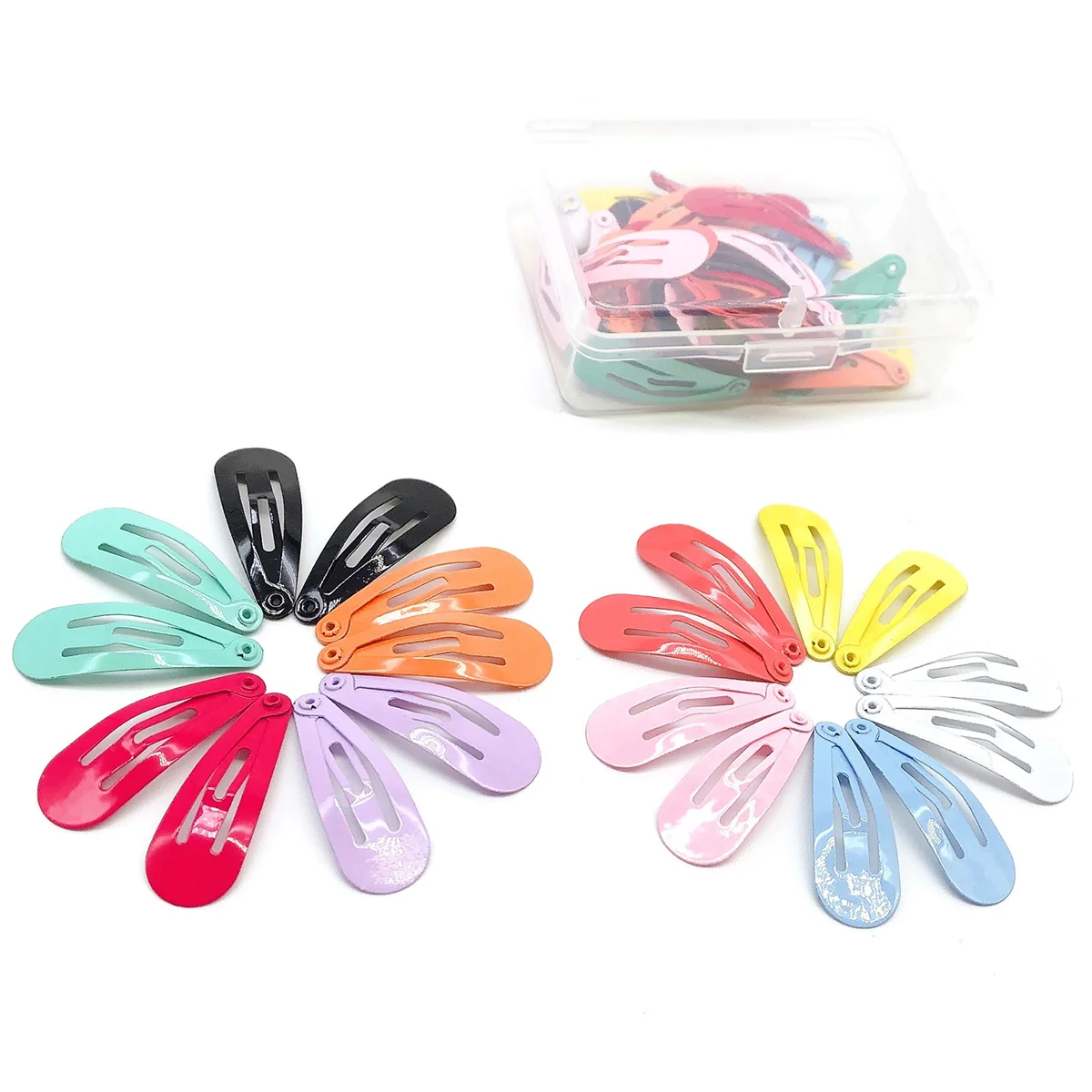 

Hairclips Girls Clip Women Snap Bang Bobby Pin Barrettes Mini Kidspins Color Candy Girl Cloth