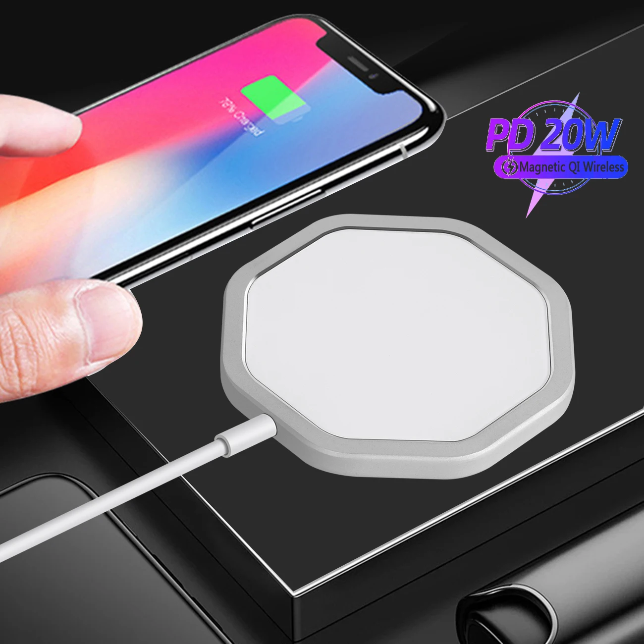 Магнитная Беспроводная зарядная площадка для IPhone 12 13 Pro Max |