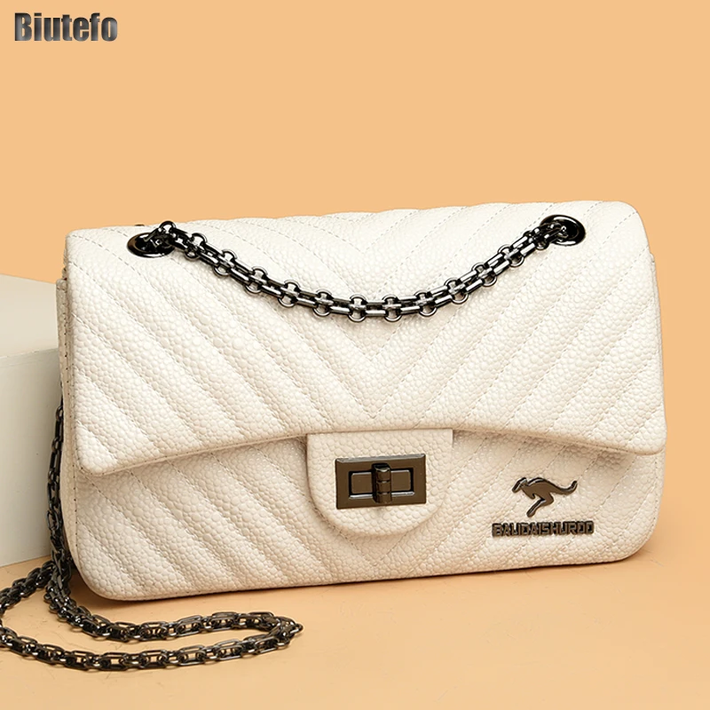 

Luxury Brand Shoulder Bags for Women Chain Caviar Small Classic Crossbody Purse Top Quality Designers High Quality Leather FLAP