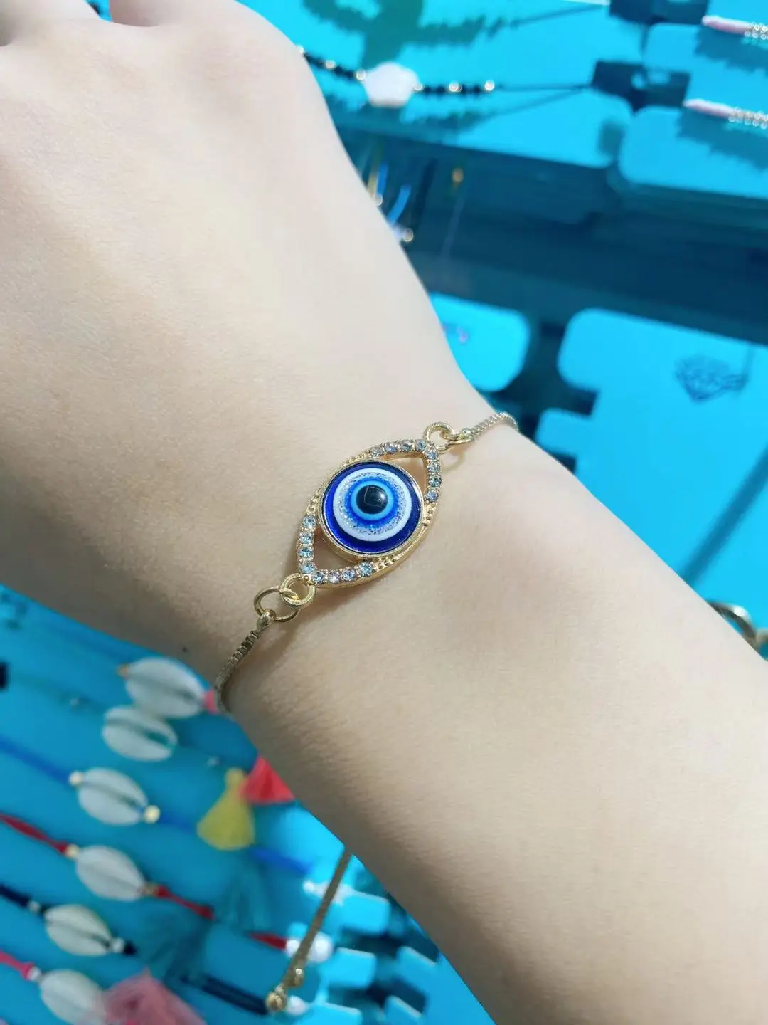 Злые регулируемые ювелирные браслеты ручной работы