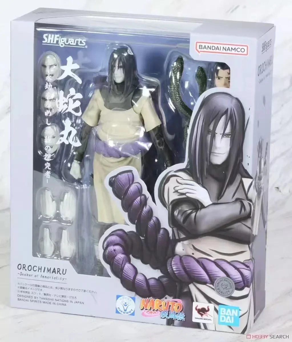 В наличии Bandai S.H.Figuarts Shf Orochimaru Eternal Truth-Seeker Наруто Шиппуден Фигурка Коллекционная