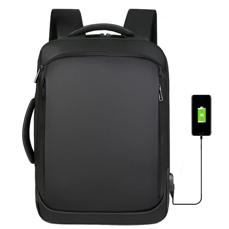 

Men Multifunctional Business Laptop Backpack USB Charging Waterproof Film Backbag Casual Bag NotebookBackpack For Men