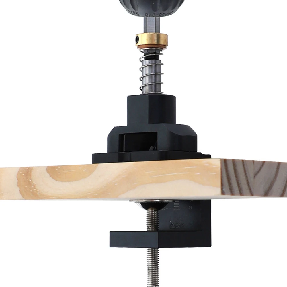 35mm Doweling Jig Woodworking Pocket Hole Door Hinge Opener Wood Punch Drilling Guide Locator |