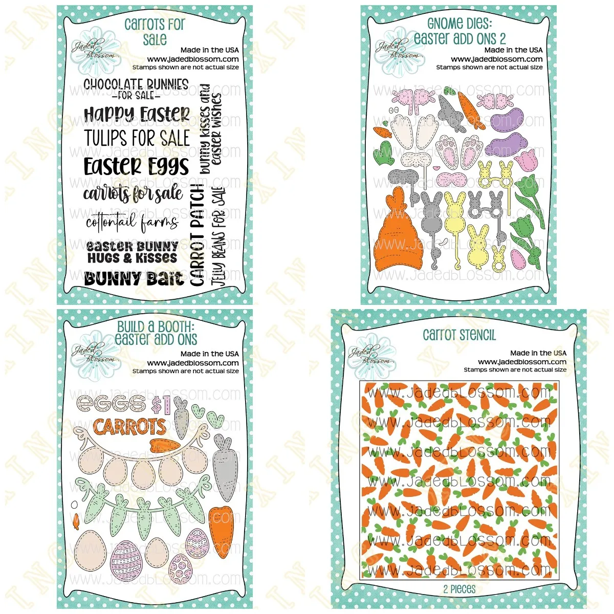 

Easter Add Ons Carrots Metal Cutting Dies and stamps Diy Scrapbooking Card Stencil Paper Cards Handmade Album Stamp Die Sheets