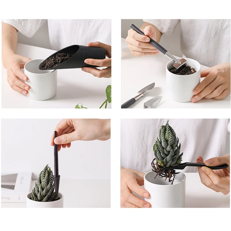 

Инструменты для суккулентов, миниатюрные садовые инструменты для ручной пересадки, 13 шт.