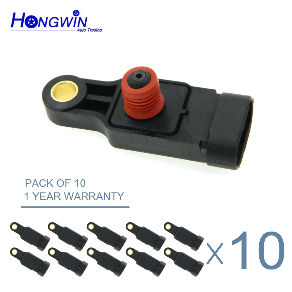 

10 Pcs 96325870 Manifold Absolute Pressure MAP Sensor For Daewoo Matiz Kalos Lacetti Chevrolet Aveo Spark Nubira 25184083