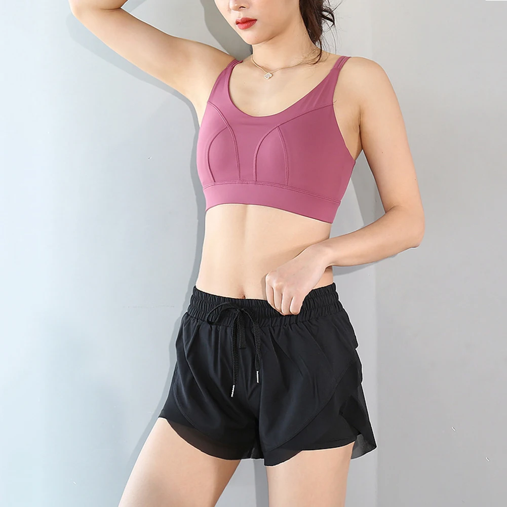 

S-XL Yoga Sport Shorts Comfortable Running Fitness Workout Gym Sportswear Summer Autumn Quick Dry Slim Shorts Skirt
