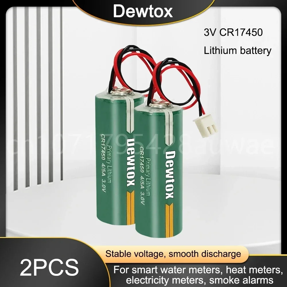 2 шт. оригинальный новый CR17450 литий-марганцевый аккумулятор 3 В счетчик воды