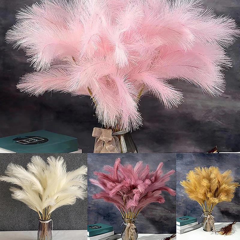 Искусственные цветы пампасы трава искусственные растения тростник свадебное