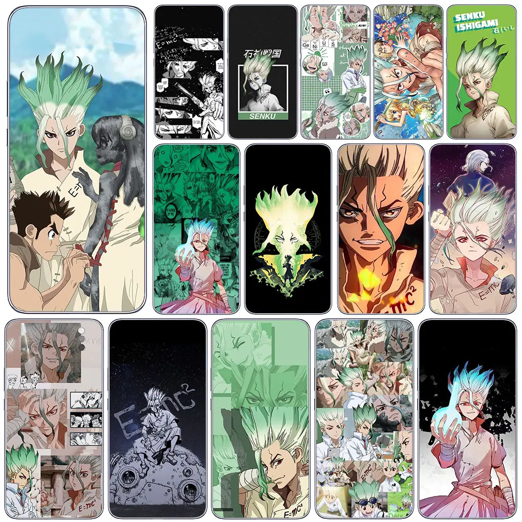 Dr Stone Cartoon Ishigami Senkuu Phone Cover Case for Motorola Moto G13 G14 G53 G54 G62 G72 G82 G84 E13 E20 G42 G32 G23 G22