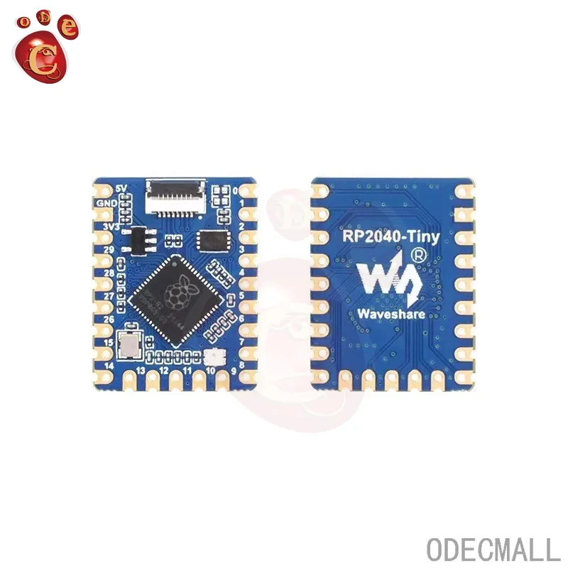 RP2040-Tiny Модуль макетной платы RP2040 ZERO Raspberry Pi PICO Интерфейс USB Type C 264 КБ SRAM 2 МБ Flash C/C++