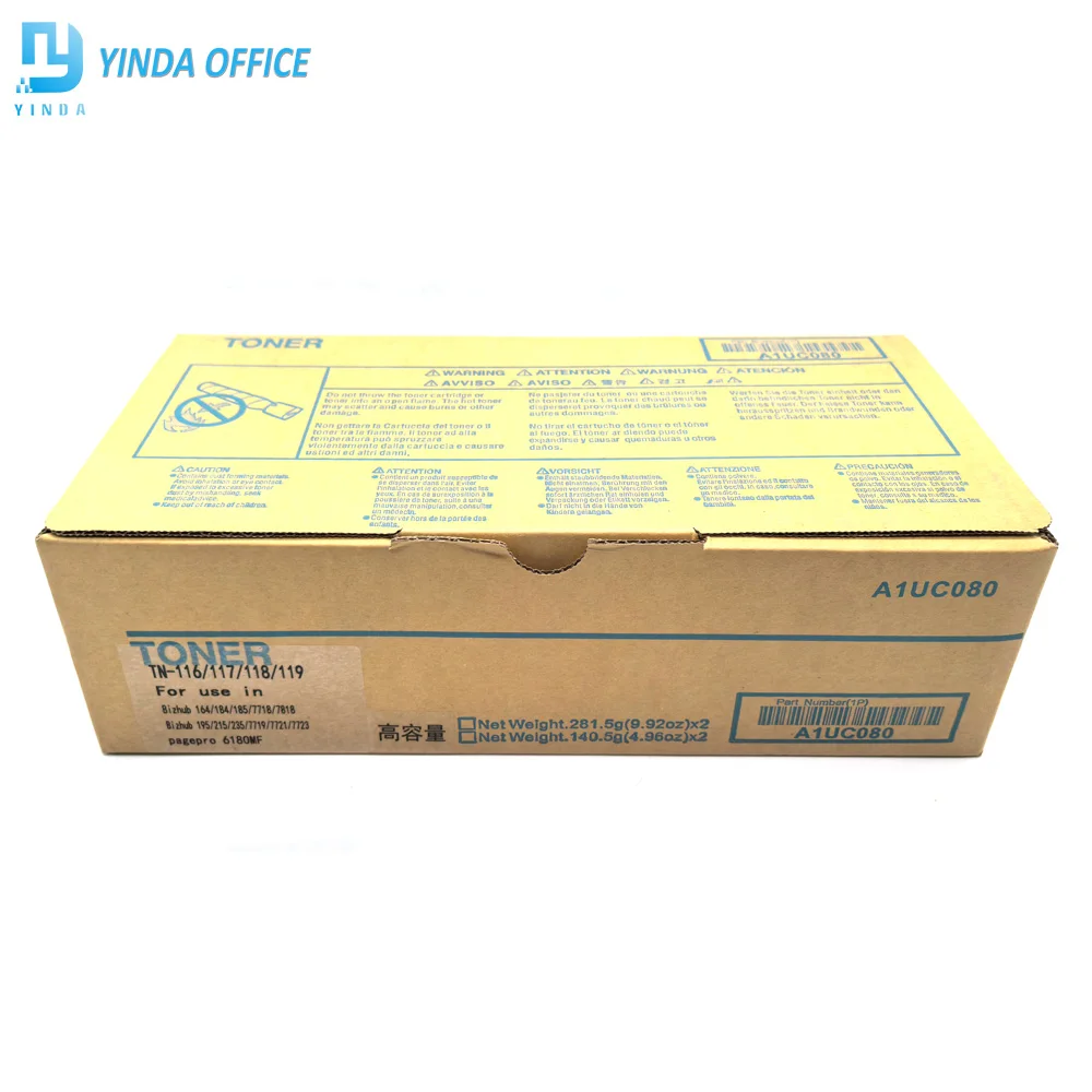2 шт./коробка картриджи с тонером для Konica Minolta Bizhub 164 184 185 BH164 BH184 BH185 7818