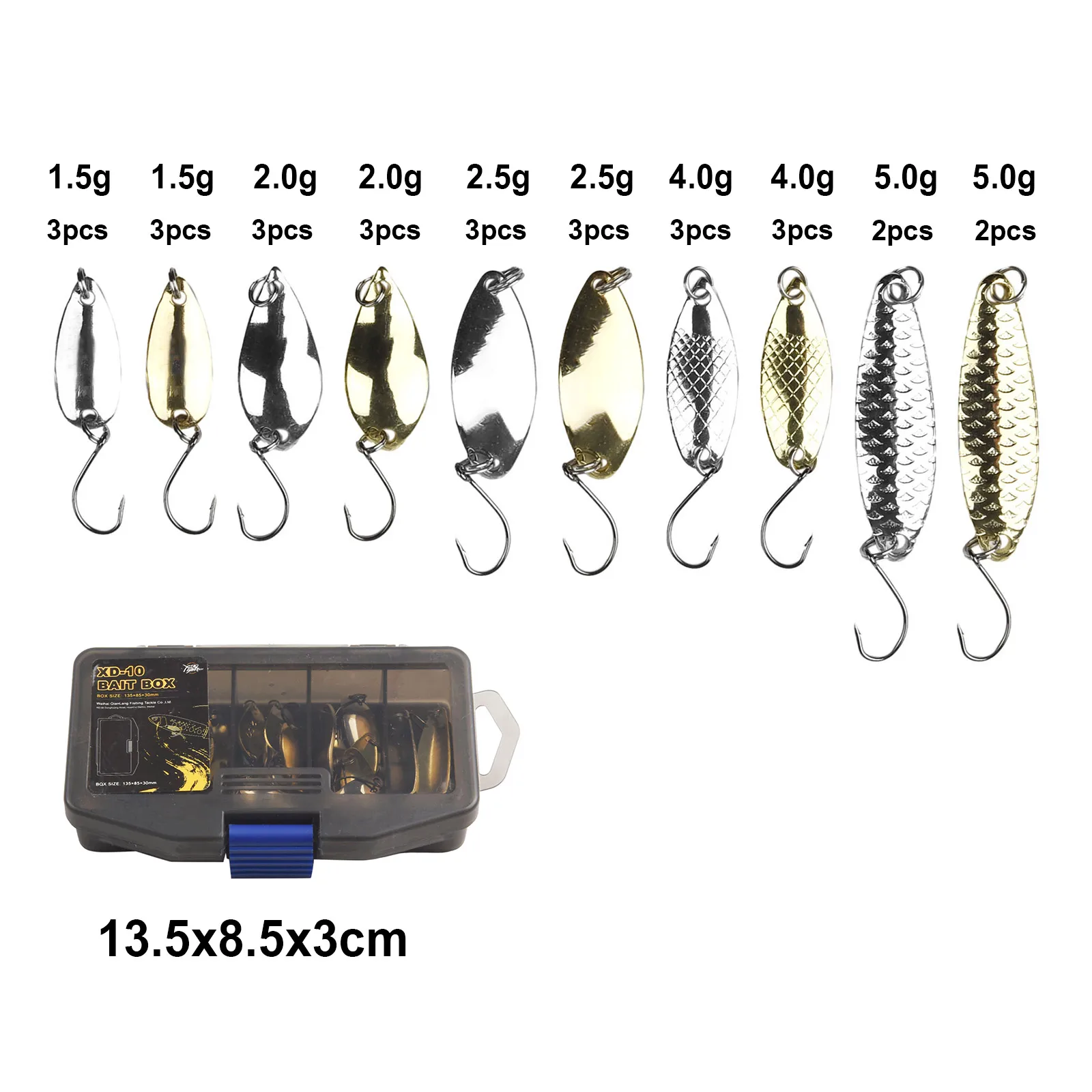 28/10 шт. набор ложек для форели воблер спиннер металлические рыболовные приманки