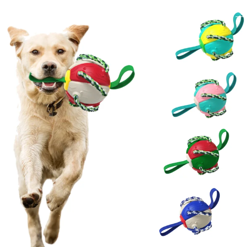 

Flying Saucer Dog Toy Funny Chewing Toys Game Flying Discs Puppy Plate Toys Training Interactive Exercise Ball Gifts for Pet