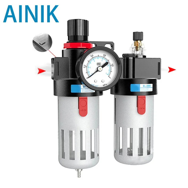 Oil Water Separator Filter Regulator Preparation Unit Frl Combination