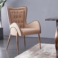 nordic modern makeup chair simple creative single backrest dining chair designer light luxury leisure chair book chair