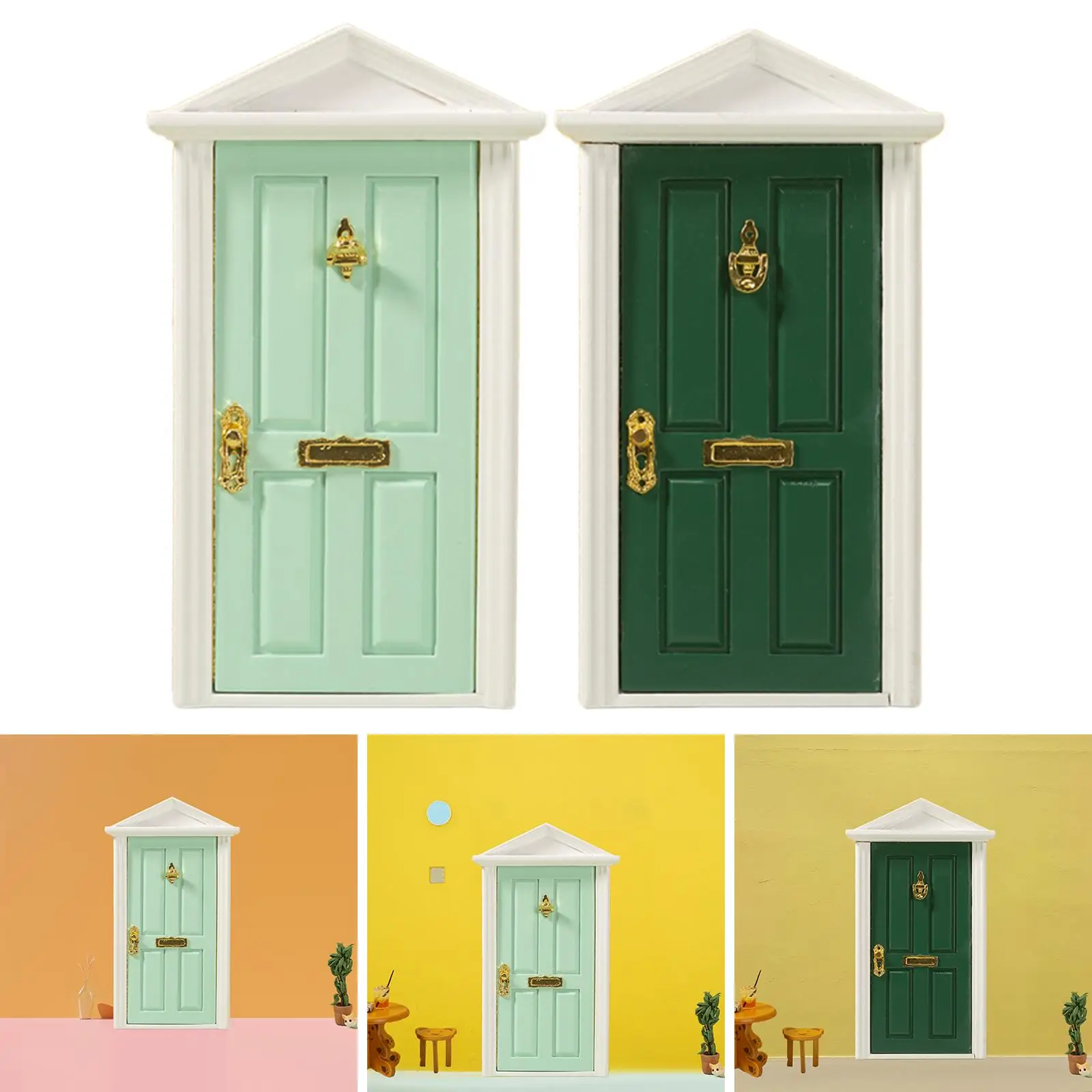 

Миниатюрная дверь в масштабе 1:12, Детские кукольные домики, мебель для детей, подарки