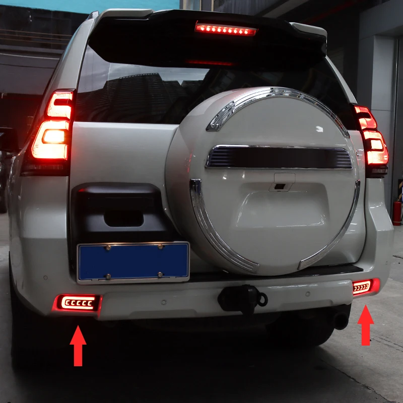 2010-2022 для Toyota Land Cruiser Prado 150 модификация фар бампера Lc150 отражающая лампа