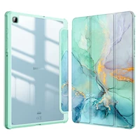 for 2022 samsung galaxy tab s6 lite 10 4 case tri fold flip stand cover for funda samsung tab s6 lite 10 4 inch tablet cover