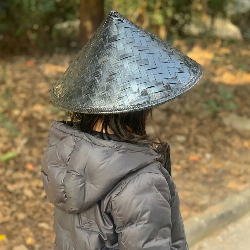 

Hats Ninja Cosplay Hats Cone Sun Protection Tourism Rain Caps Weave Straw Hats Bamboo Rattan Hats Men Fisherman Hats