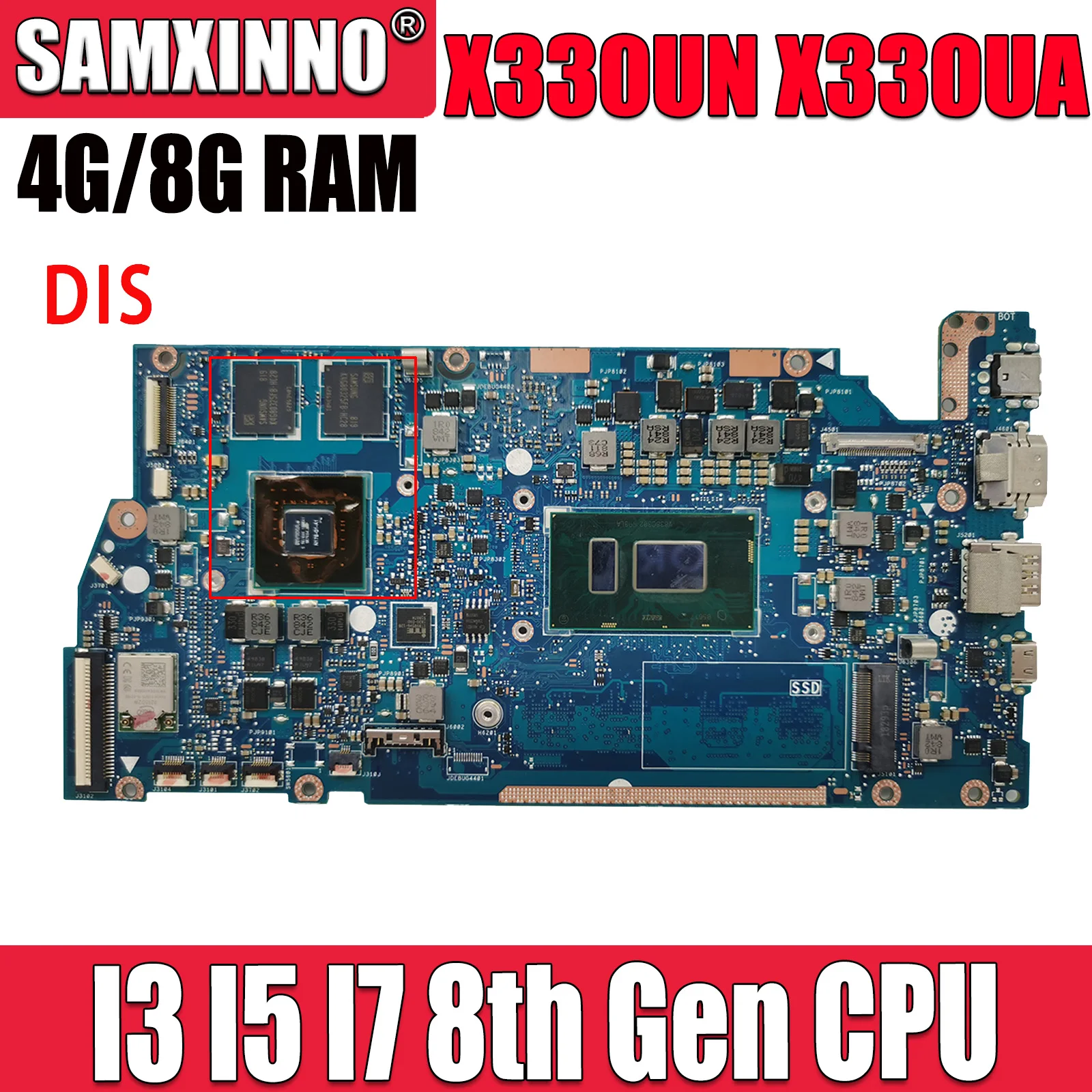 

Материнская плата X330U для ASUS VivoBook S13 X330U I330UN X330UA I330UA