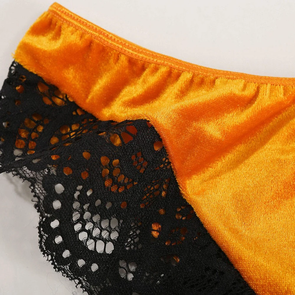 Комбинированный Женский комплект из 2 предметов Прозрачное нижнее белье женский