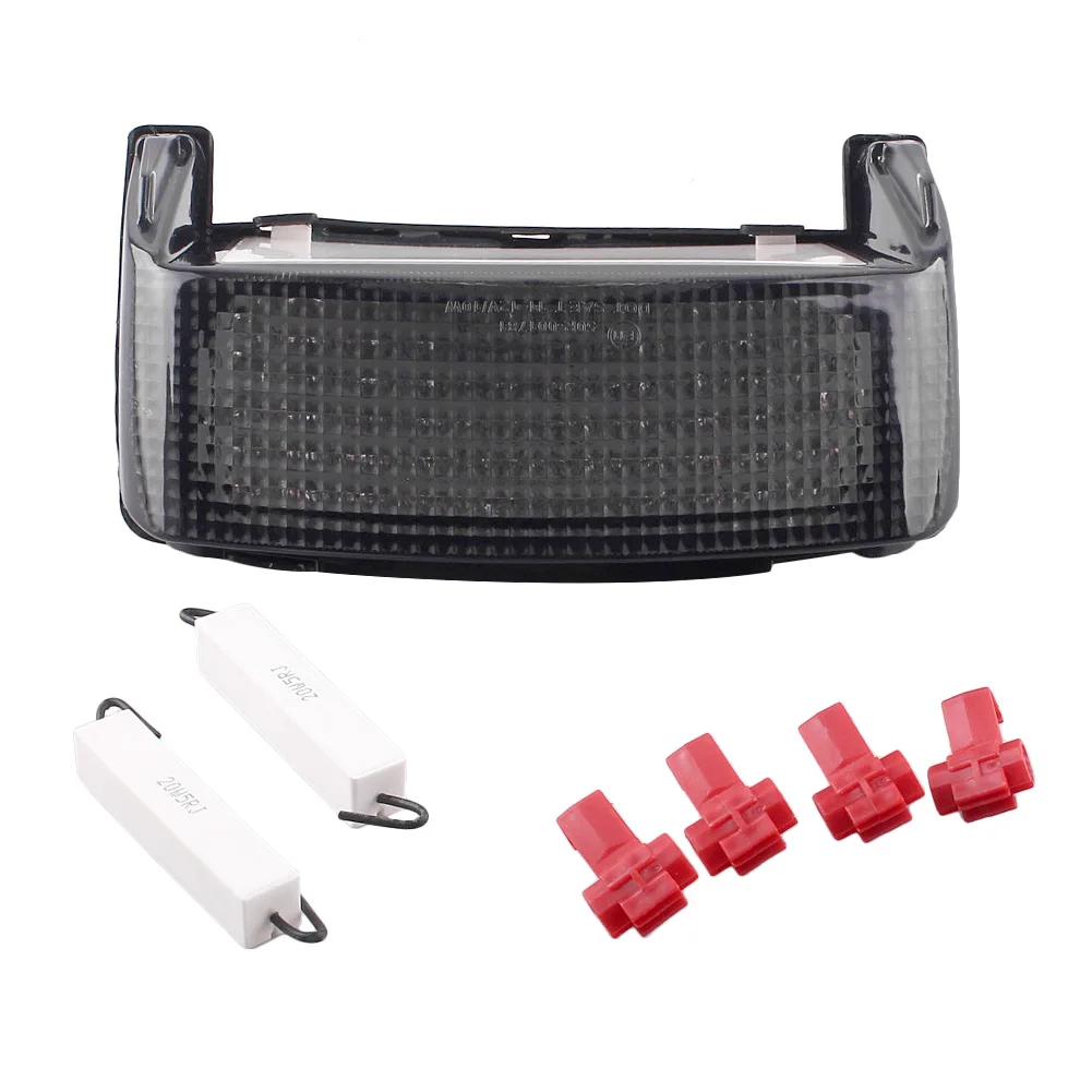 E-Mark Встроенный светодиодный задний стоп-сигнал для мотоцикла указатель поворота