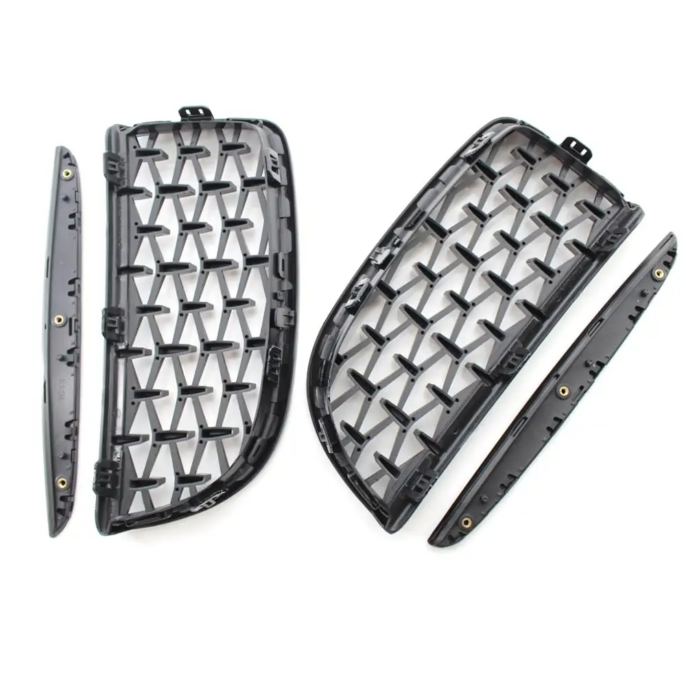 新作入荷 新品 ダイヤモンドグリル流星スタイルbmw 3シリーズe90 E91 05 06 07 08グロスブラックフロントバンパー腎臓グリル Topdental Com Ar