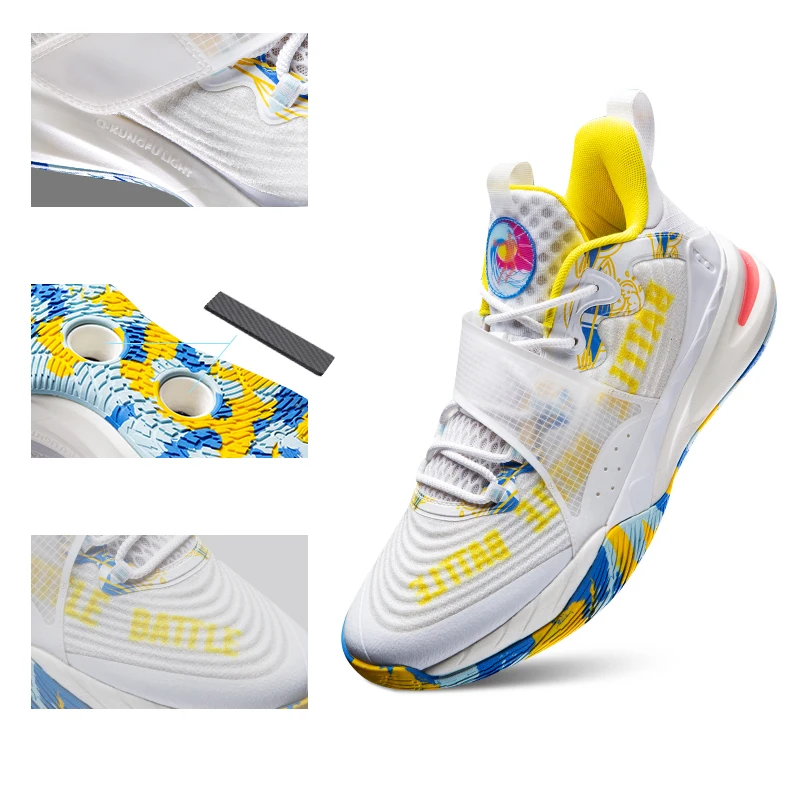 QIAODAN Basketball Shoes for Men 2023 New Carbon Plate Light Breathable Professional Protective Anti-slip Sneakers XM25220103