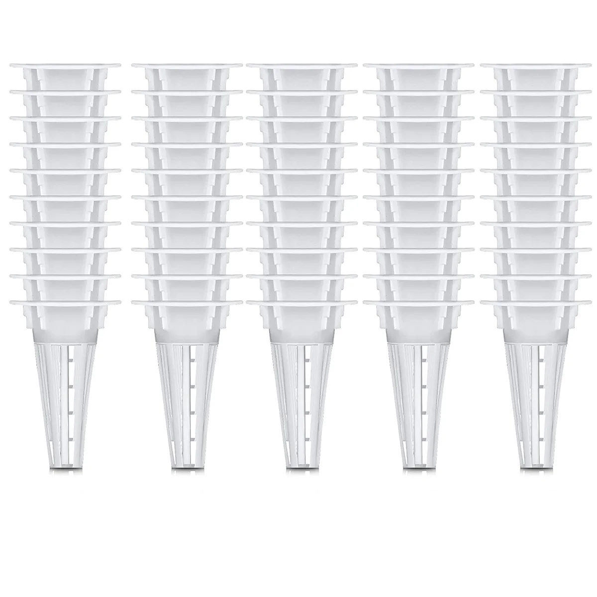 

50pcs Grow Baskets Pod Plant Grow Pots Net Nursery Cup Hydroponic colonization Mesh plastic Basket holder