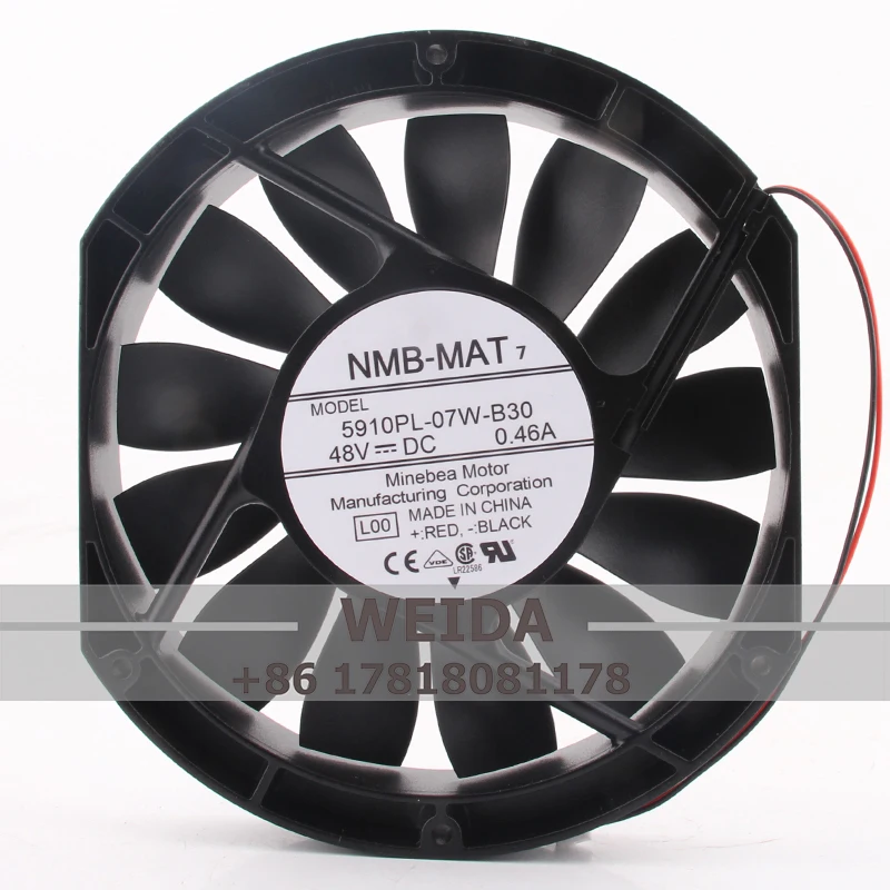 Чехол вентилятор для NMB-MAT 5910PL-07W-B30 48V 0.46A 172*25 мм