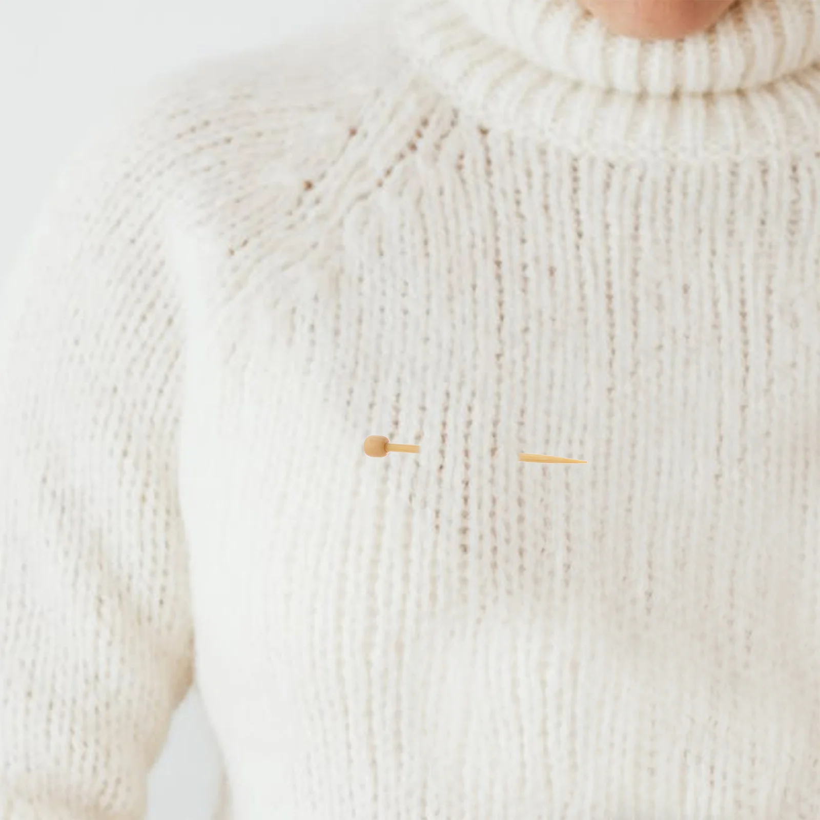 Игла для плетения мини DIY вязаные инструменты деревянные спицы брошь материал