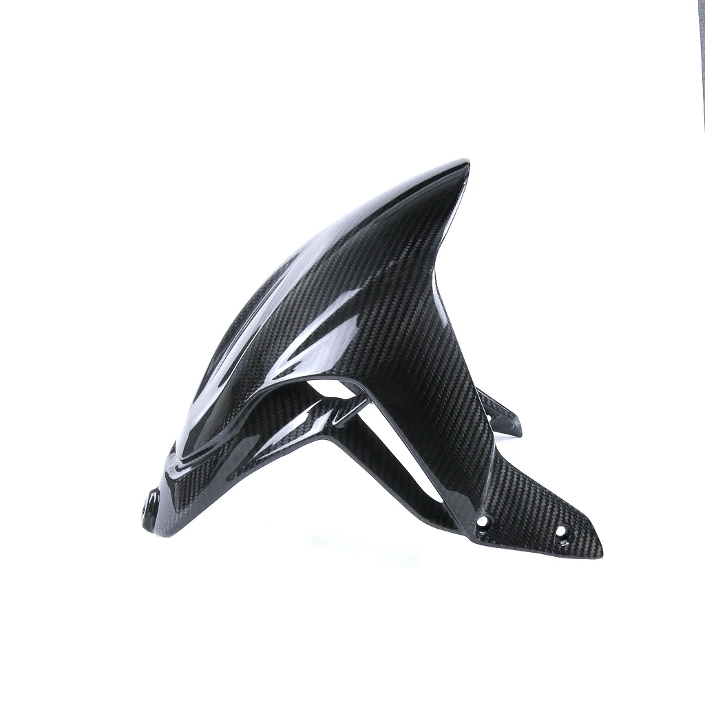

100% Dry Full Carbon Fiber Motorcycle Front Fender Hugger Mudguard For MV Brutale 800 RR RC 2017 2018 2019 2020 2021 2022 2023