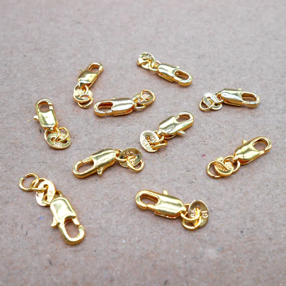 Yellow Gold Filled Lobster Clasp Necklace Bracelet