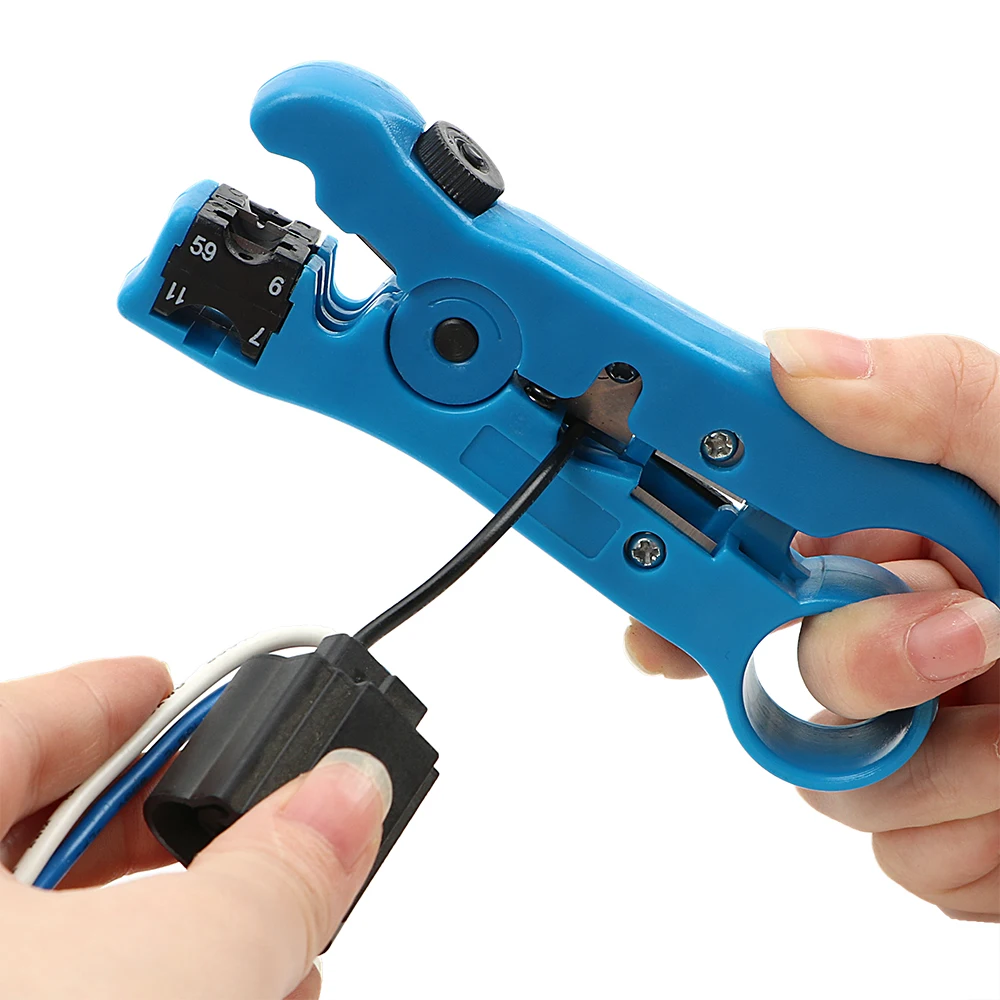 3 in1 Multi-function stripping wire tool Electrician universal coaxial cable stripper knife for UTP/STP RG59/6/7/11